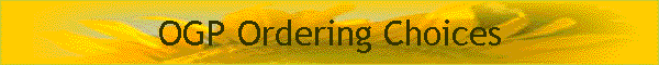 OGP Ordering Choices
