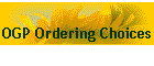 OGP Ordering Choices